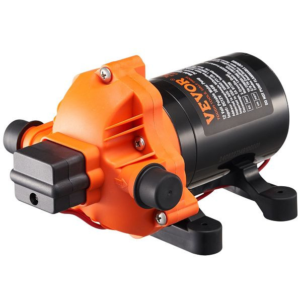 VEVOR 12V Membranpumpe 3,5 GPM 13,25 L/min, 3-Kammer Wasserpumpe Druckschalter, 12VYYSB3Q35G3N0DNV9