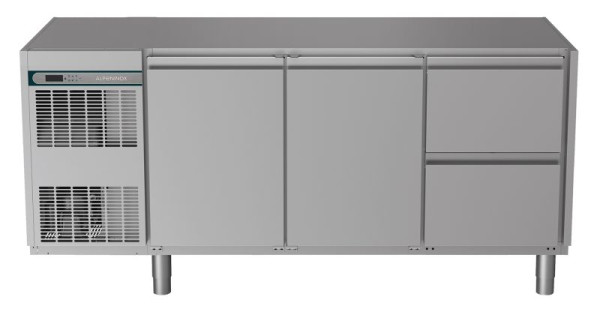 ALPENINOX Kühltisch, 3 Abteile CRIO HPM 3-7011, für GN 1/1, steckerfertig, Umluftkühlung, 402712031