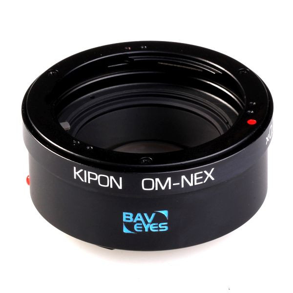 Kipon Baveyes Adapter Olympus OM auf Sony E (0.7x), 1022239