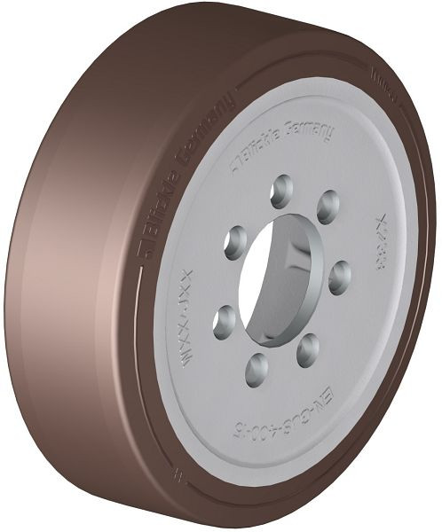 Blickle RB 343x114/90-7 Rad aus Blickle Besthane®, Braun, 755620
