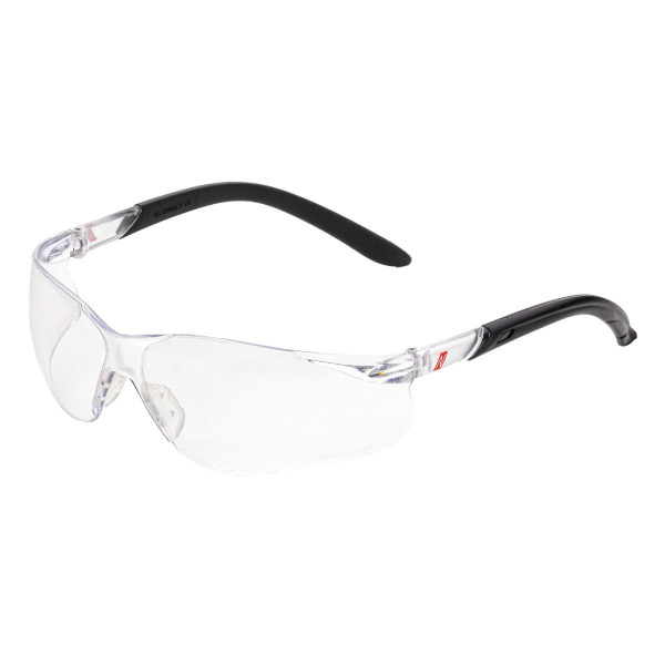 NITRAS VISION PROTECT, Schutzbrille, Tragkörper schwarz / transparent, Sichtscheiben klar, VE: 120 Stück, 9010