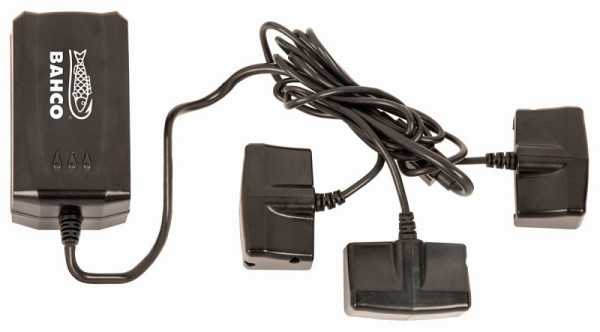Bahco Ladegerät für Akku BCL1B06IB, 3 Steckern, BCL1C5IB