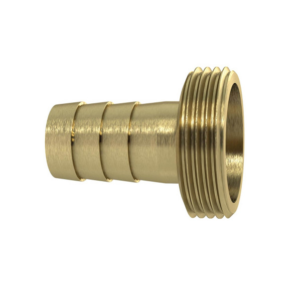 Riegler 1/3 Schlauchverschraubung G1/2x10 flachdichtend ohne Bund, leichte Ausführung MS, 146142
