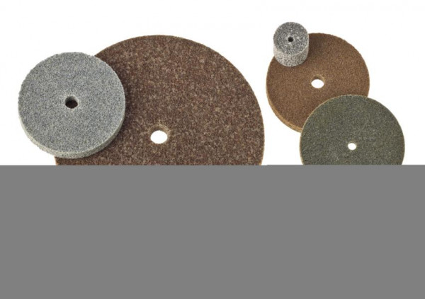 3M Scotch-Brite EXL Verpresste Kompaktscheibe XL-UW, 75 mm x 6,35 mm x 6,35 mm, 2A MED, VE: 40 Scheiben, 7000028457