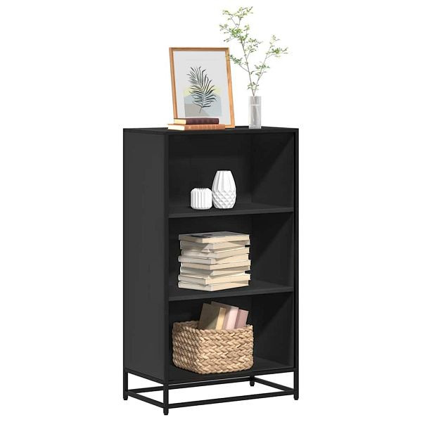 vidaXL Bücherregal Schwarz 60x35x107,5 cm Holzwerkstoff, 849114