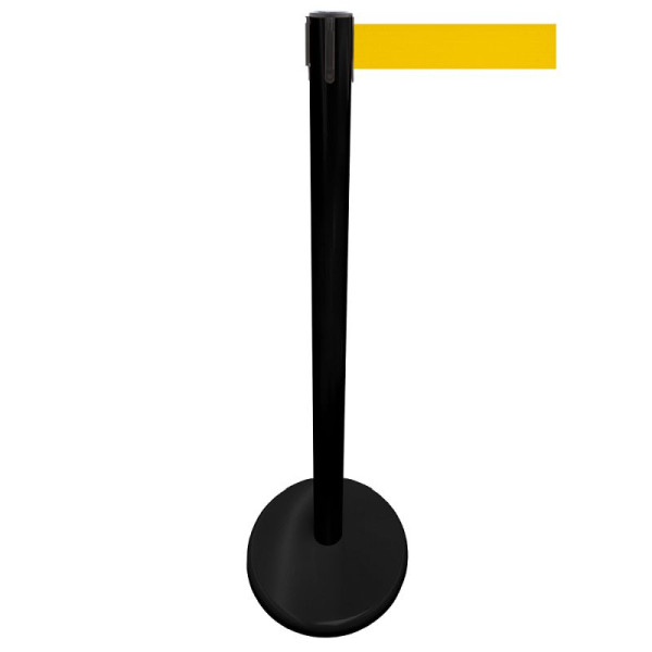 Stein HGS Personenleitsystem -P-LINE Future-, Metall/ schwarz, signalgelb, mit Gurtendstück (Standard), Gurtlänge: 2,3 m, 12796-1202