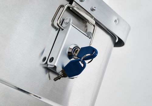 DENIOS Zylinderschloss für Aluminiumbox, mit 2 Schlüsseln, 136-696