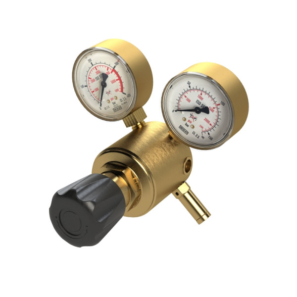 Riegler Leitungsdruckregler 300 bar, inklusive Manometer, G 1/4 IG, 1 - 60 bar, 148147