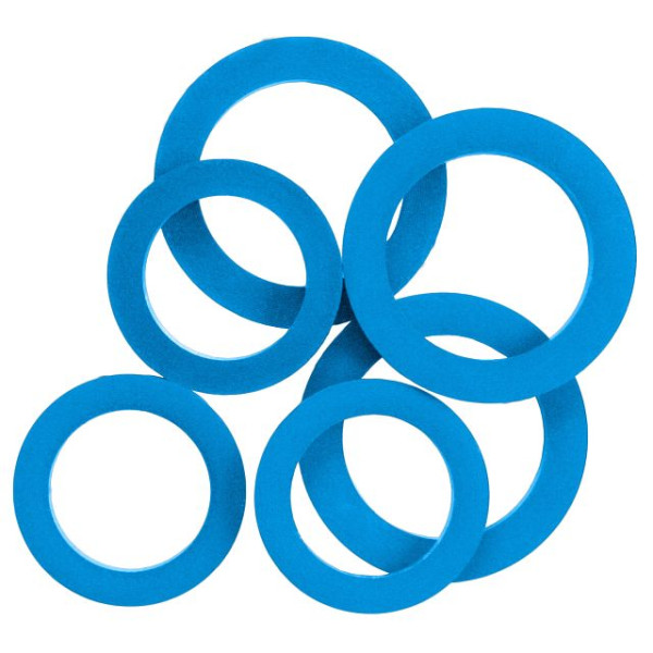 GEKA plus Dichtring Set Steck. Trinkwasser 5x O-Ring, 9x Dichtring G1/2, 3/4, 1, blau, VE: 5 Stück, 46.1926.8
