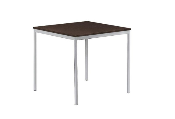 Deskin Konferenztisch MODUL, Nussdekor dunkel, 800 x 800 x 728 mm, 332092