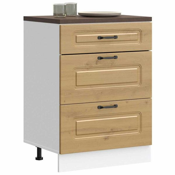 vidaXL Küchenunterschrank Kalmar Artisan-Eiche Holzwerkstoff, 854288