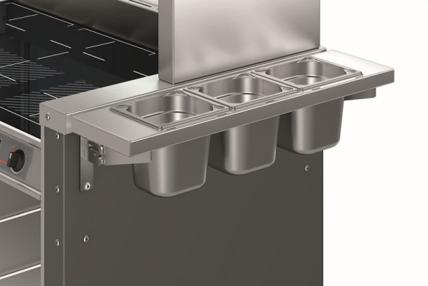 B.PRO GN-Einhängerahmen aus Edelstahl zur stirnseitigen Befestigung am Korpus, 575059