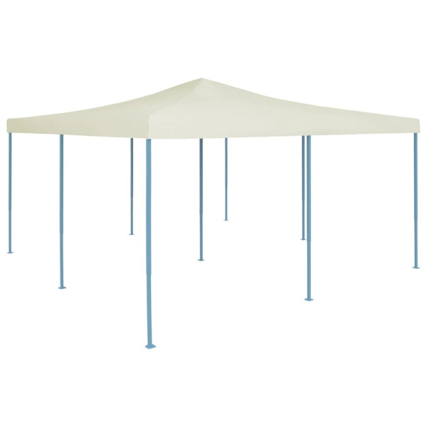 vidaXL Faltpavillon 5x5 m Creme, Stahl, 48904, 8719883800561
