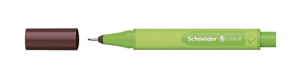 Schneider Fineliner Link-It dunkelbraun, 191218, 4004675107428