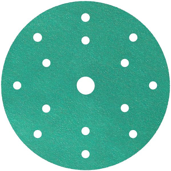 Klingspor FP 77 K Scheiben kletthaftend wirkstoffbeschichtet, 150 mm Korn 2000 Lochform GLS47, mit Filmunterlage, VE: 100 Stück, 353130