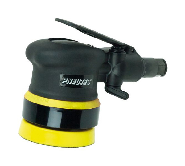 Pneutec Ölfreier Mini-Schleifer mit 2, 5 mm Exzenter-Hub für den perfekten Feinschliff, ohne Staubsaugung, 92 207