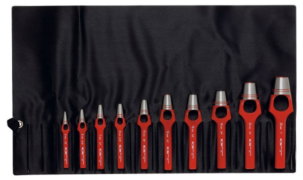 ELORA Henkellocheisen-Satz, 8-teilig 3-25 mm, 285 S8, 0285500806000