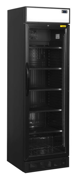 NordCap Glastürkühlschrank, KU 385 G-CP II schwarz, 435844035