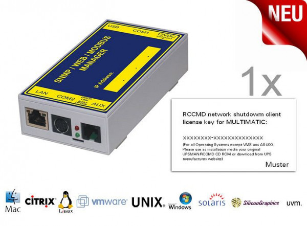 GENEREX externer Netzwerkadapter Professional AR2040 SNMP mit einer Lizenz, AR2040