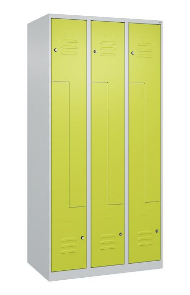 C+P Z-Spind Classic PLUS, 6 Abteile, 1850x900x500mm, 7035/0024, Zylinderschlösser, 080003-306 S10020