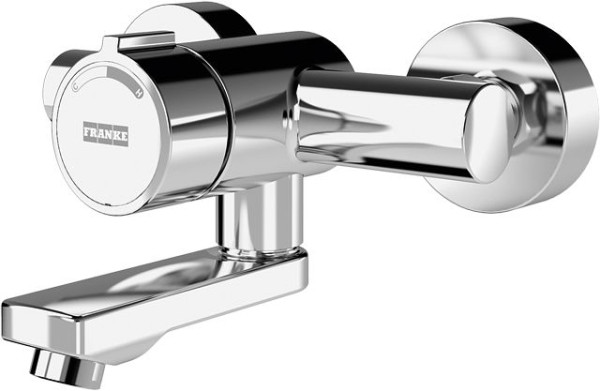 KWC Wandbatterie, F3, hydraulisch, Mischer, Schwenkauslauf, 100 mm, 6l, silikonfrei, 2030058029