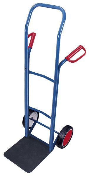 VARIOfit Möbelkarre, Außenmaße: 620 x 635 x 1.400 mm, RAL 5010 enzianblau, Radsatz: Vollgummibereifung, sk-710.231