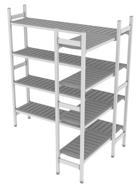 NordCap Regalsystem Z 200-140 / 204-144, 1675 / 700 x 375 x 1850 mm, 528901055