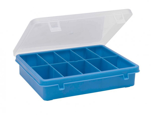 LA-KA-PE Sortimentskasten 6.02, aus PP, Unterteil: blau, Abmessung: 220 x 182 x 49, VE: 10 Stück, 60200 10 02