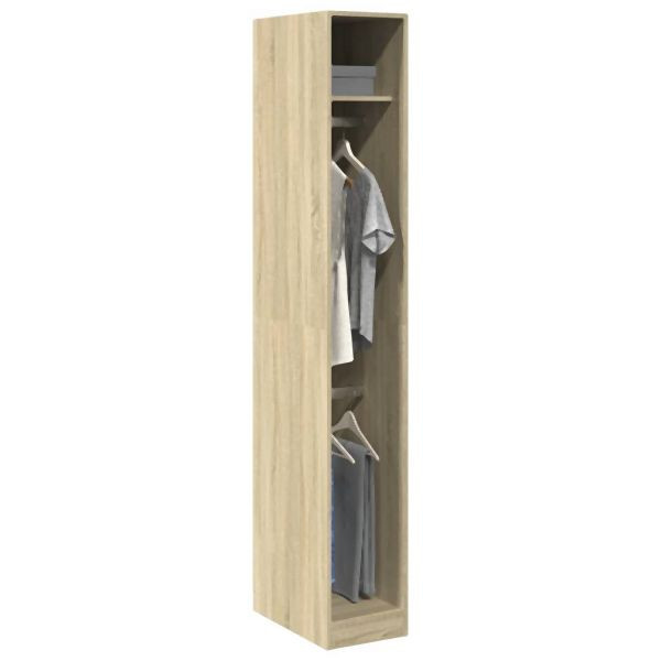 vidaXL Kleiderschrank Sonoma-Eiche 30x50x200 cm Holzwerkstoff, 3307776