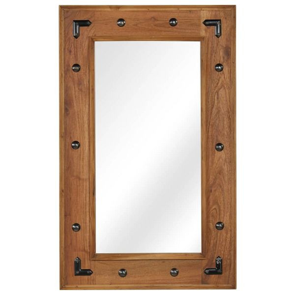 vidaXL Spiegel Akazienholz Massiv 50x80 cm, 246308, 8718475602101