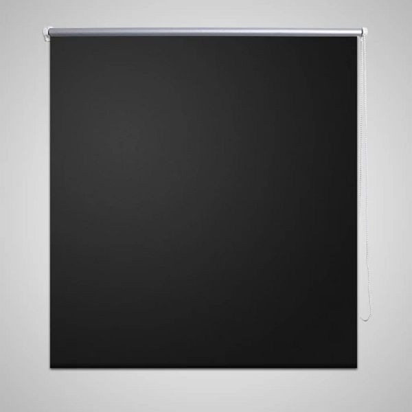 vidaXL Verdunkelungsrollo Verdunklungsrollo 100 x 230 cm schwarz, 240159