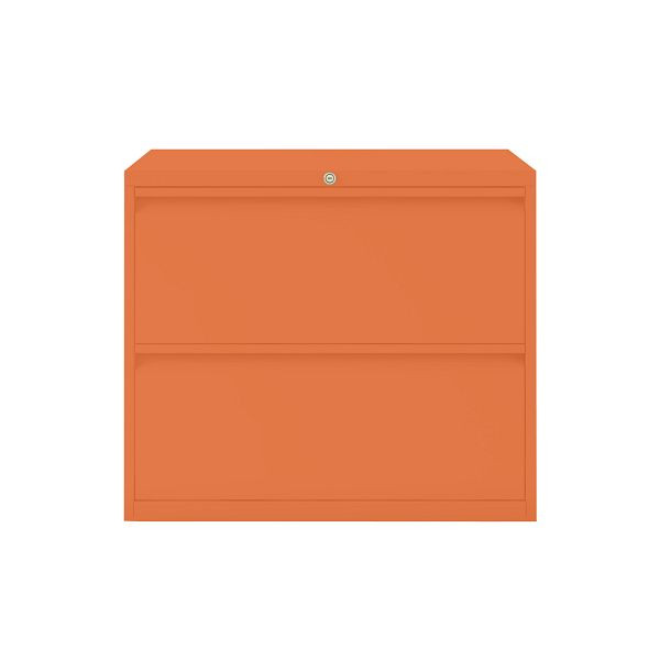 Bisley Essentials Schubladenschrank, Höhe 693-717 mm, 603 orange, YESF0807603