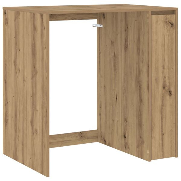 vidaXL Waschmaschinen-Schrank mit Tür Artisan-Eiche 87 x 60 x 89 cm, 8006807