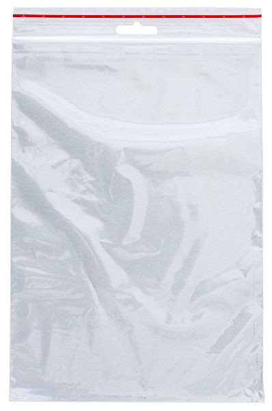 Q-Connect Druckbandbeutel - 170x230mm, transparent, VE: 100 Stück, KF11359
