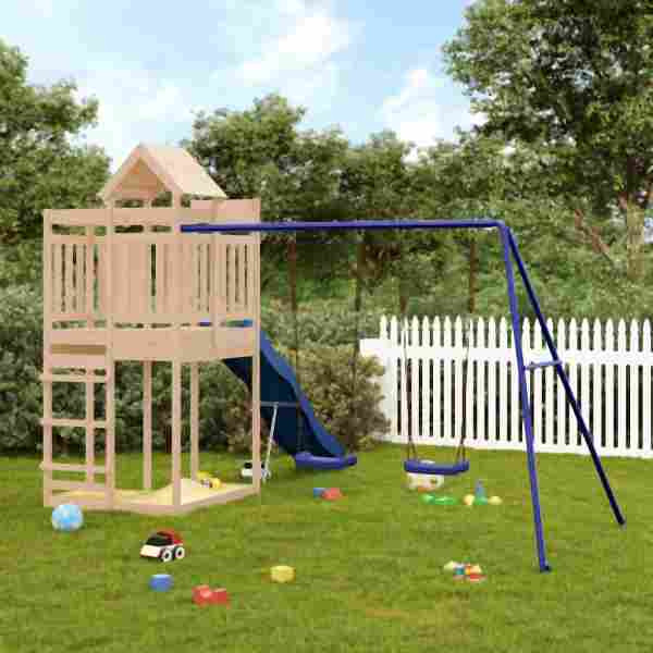 vidaXL Spielturm Massivholz Kiefer, 3156886, 8720845775483