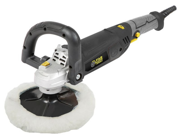 Fartools Poliermaschine 1200 W Ø 180 mm mit M14 Gewinde Metall-Getriebegehäuse PO 180D, 115026