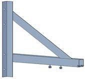 Nederman Wandkonsole Länge/Ausladung 600 mm, 20947510