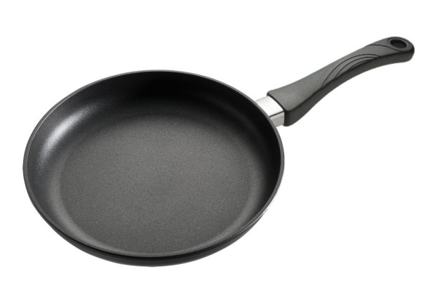 Eurolux Premium Bratpfanne Squeezed Ø 24 cm, ca. 4,5 cm hoch, mit ergonomisch geformten abnehmbaren Stiel, für alle Herdarten, EUS124-3-AB