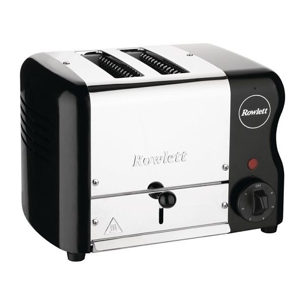 Rowlett Esprit 2 Slot Toaster Jet Black mit Einsätzen und Sandwichkäfig, CH179