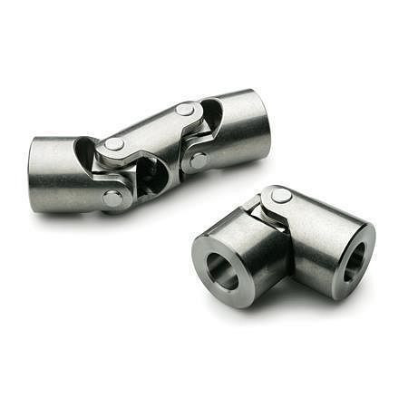 Ganter Kreuzgelenke mit Gleitlager, Edelstahl (DIN 808-32-K16-105-DG-NI), 808-32-K16-105-DG-NI