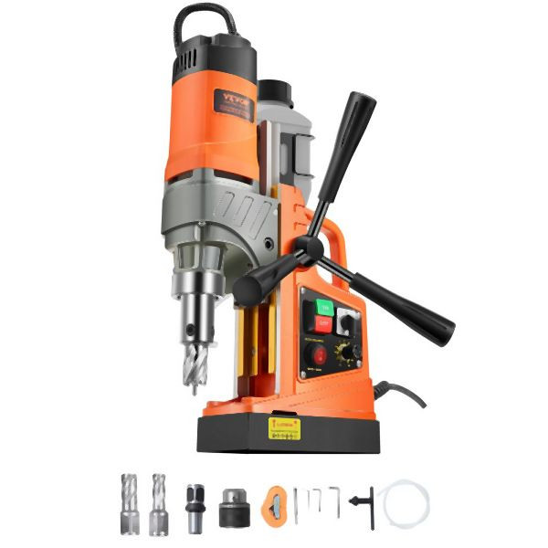 VEVOR Magnetbohrmaschine 1450W 12500N Elektrische Kernbohrmaschine 40mm Orange, CLZTJ2J40MMMO8WSCV2