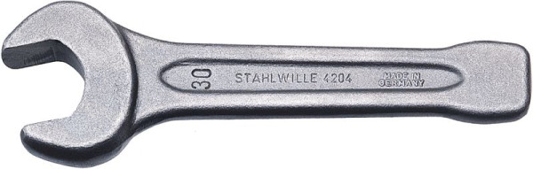 STAHLWILLE Schlag-Maulschlüssel Nr.4204 Schlüsselweite 27 mm Länge 180 mm, 42040027