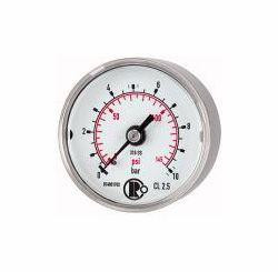 Wika Manometer, CrNi-Stahl, Standardausführung, Anschluss hinten, zentrisch, 102435
