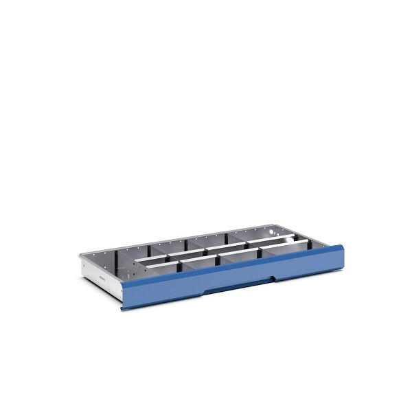 bott verso Sortiment Trenn- und Steckwände, mit 13 Fächern, Für Schubladen mit 100/125 mm Höhe, 16926842.51