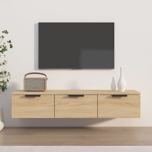 vidaXL Wandschrank Sonoma-Eiche 102x30x20 cm Holzwerkstoff, 811406