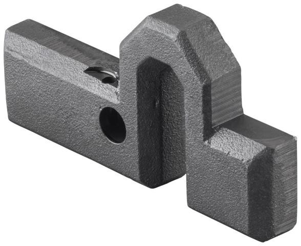 REMS Schraubstockbacke R, Maße (LxBxH): 160 x 80 x 20 mm, 849192 R