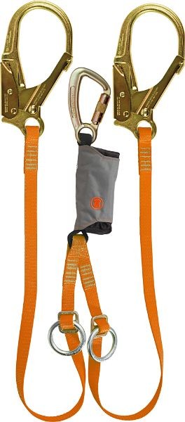 Skylotec Y-TIE BACK, orange mit Ring SKYSAFE PRO TIE BACK Y, FS 90 ALU/STAK TRI, L-0572-1,8