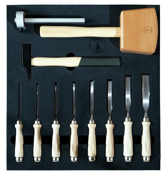 Ulmia Werkzeugset 3 inkl. Schaumstoffeinlage, für Schublade V-BL FH 120 mm, 197.487, 4044637197487