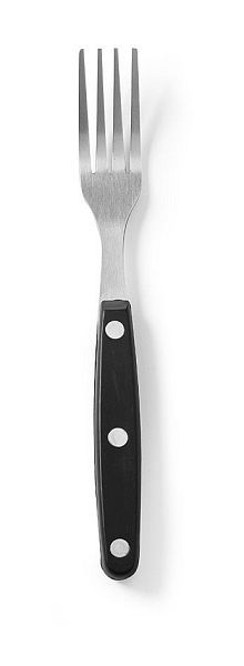 Hendi Steak-Gabel, VE: 6 Stück, Edelstahl mit ABS-Griff, 781432