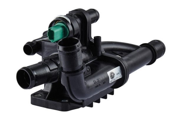 HELLA Thermostat, Kühlmittel, Öffnungstemperatur: 83°C, mit Dichtung/mit Temperaturgeber, 8MT 354 777-071